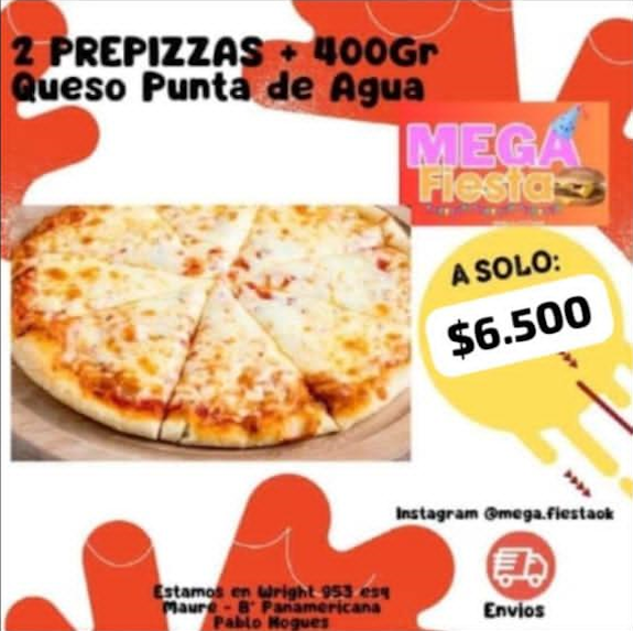 promocion 2 prepizzas